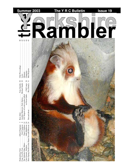 YRCJ 2003; 12(19) cover